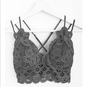 Anemone Charcoal Bralette